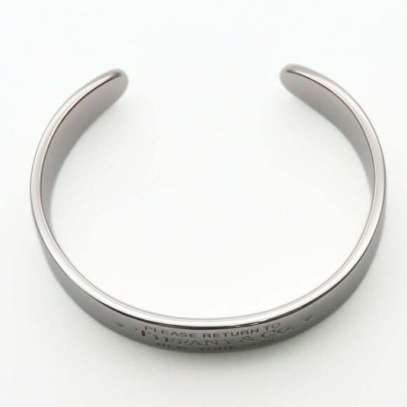 TIFFANY Authentic Silver Diamond Charm Bracelet